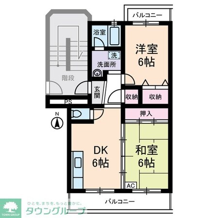 クレール18の物件間取画像